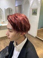 パティオンツー(PATIONN2)&nbsp;メンズダブルカラーバイオレットチェリーツーブロック刈り上げ