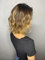 ソース ヘア アトリエ 京橋(Source hair atelier)&nbsp;【SOURCE】3Ｄハイライトミルクティーベージュ