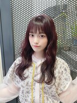 サロンドミルク 原宿(salon de MiLK)&nbsp;【salon de MiLK 原宿】レッドラベンダー×ロング