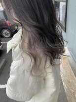 ヘアーデザインサロン スワッグ(Hair design salon SWAG) inner color ×  silver