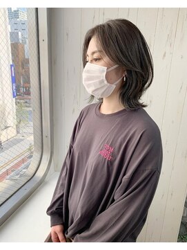 エフバイラブランシュ 大宮東口店(ef by La Blanche) 大宮/ショコラベージュ/ボブルフ/カール/ベビーバング