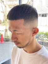 アイティーバイアルバム 下北沢店(IT by ALBUM) クロップカット_束感ショートツーブロックマッシュ_ba395383
