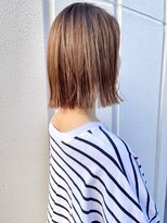 レトン 銀座(leton)&nbsp;外ハネボブ/切りっぱなしボブ/明るめボブ/結べるボブ［銀座］