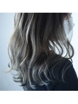 ニコリヘアワークス(nicori hair works)&nbsp;ロング×ハイライト×グレージュ1
