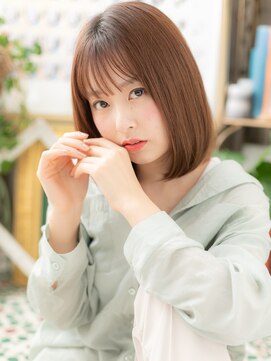 カバーヘアアンドスパ ブリス 浦和(COVER HAIR&SPA bliss) ★シースルーバング外国人風艶感カーキベージュ20代30代40代★9