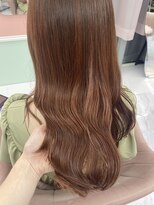 ガーランド(Girland)&nbsp;【girland】ピンクオレンジ/韓国風/レイヤーカット