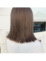 ラボヌールヘアー 宇都宮店(La Bonheur hair)&nbsp;透け感ベージュ 【宇都宮駅/レイヤーカット】