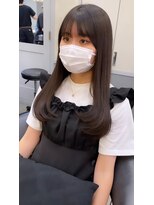 ロンドアヴァントゥス 池袋(Lond aventus) 韓国レイヤー/韓国風/ボブ/髪質改善/黒髪/ブリーチなし〔池袋〕