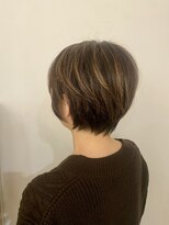 クリップス ヘアーサロン(Clips Hair salon)&nbsp;白髪ぼかしハイライト×ショート