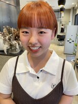 コージーベルベット(Cosy Velvet)&nbsp;ショート×オレンジ