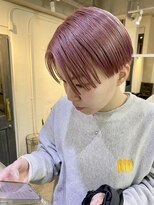 ソイ 下北沢(soi)&nbsp;パツン刈り上げショート＿ハイトーンピンク