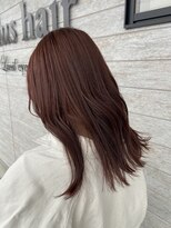 カルムヘアー(Calme hair)&nbsp;柔らかピンクブラウンカラー