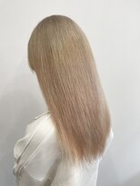 オル(Olu)&nbsp;【MASAYA】ケアブリーチ×ミルクティーベージュ×シアーカラー