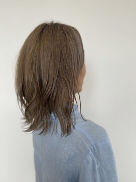 ヘアーデザイナーズサロン エイダ 筑紫野店(hair designers salon A.DA) ヌーディーベージュロブ
