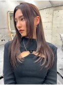 ザクザクレイヤーカット巻き方簡単ミディアムロング韓国表参道