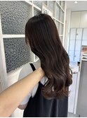 秋カラーのマロンカラー