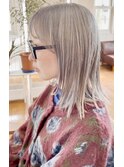 函館/ブリーチ/シルバーベージュ/大人可愛い