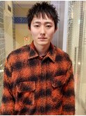 メンズヘア　ラフショート　スパイキーショート　天神今泉