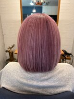 ベレッタ ネヤガワ(veretta. neyagawa)&nbsp;ハイトーン/ダブルカラー/ピンクアッシュ/ぷつっとボブ/ブリーチ