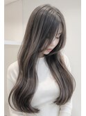 ナチュラルグレージュロング