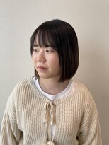 サラ ビューティー サイト 古賀店(SARA Beauty Sight) 【ミニボブ】20代30代/ぱっつとボブ/似合わせカット