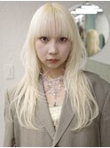 【表参道】抜きっぱなしブロンド、ケアブリーチ、ホワイト