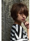 ワンサイドショート/ボブ/ブランジュ/ダブルバンク 表参道/青山