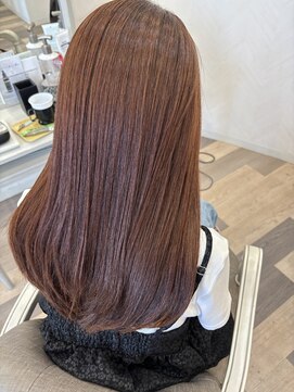 イースタイルコムズヘア 柳通り店(e-style com's hair) アプリコットブラウン★
