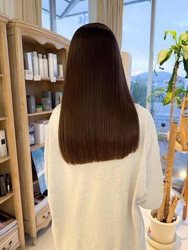 オブジェ シエル(obje't ciel) 【obje't ciel】髪質改善ストレート/ロング【佐藤早希】