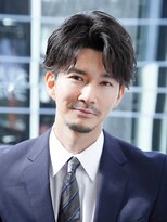 アルファ 新宿(alpha)&nbsp;ビジネス/メンズパーマ/ニュアンスパーマ/センターパート[新宿]