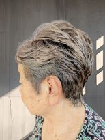 シーシードゥー(C'C DEUX)&nbsp;60代//70代//80代//かきあげショート//グレージュカラー牛込柳町