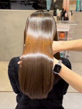 リール 銀座(R'EEL) イメチェンロング美髪×ブリーチなしレイヤー韓国/銀座