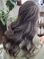 ベルヘアーデザイン 堺東(Belle hair Design)&nbsp;ハイライトレイヤーカットイルミナカラー20代30代40代堺東