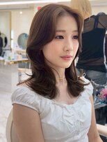 シェノン サントル(CHAINON CENTRE)&nbsp;梅田/黒髪/クラゲヘアー/オリーブグレー/小顔/ココアベージュ