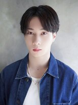 フラッグヘアー 博多駅前店(Flag HAIR) メンズセンターパートニュアンスパーマフェザーパーマ