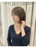 顔まわりがかわいい韓国タッセルボブ