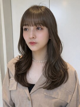 ナナローネス 渋谷(nana loness) ミディアムレイヤー くびれレイヤー 韓国巻き レイヤーカット