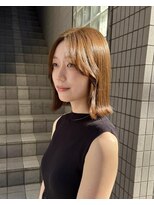 フェイス 石川町 (FACE) ボブ×レイヤーボブ×大人ボブ×オリーブカラー×横浜石川町