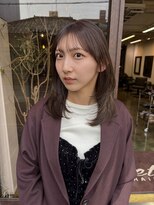 コレット ヘアー 大通(Colette hair) ラベンダーベージュ/レイヤーカット/透明感カラー