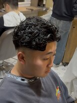 グルーマーズトウキョウ(GROOMER/S TOKYO) MEN’S HAIR/波巻きツイストスパイラル/ニュアンスウルフ/神保町