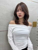 アンジェリカ 名古屋店(ANGELICA)&nbsp;名古屋ミディアムレイヤー/くびれヘア/髪質改善カラー/ブラウン