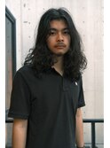 ロン毛男子　メンズロング　ロン毛パーマ　メンズロングパーマ