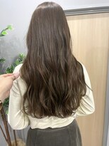 アトレ 福岡大名店(attrait)&nbsp;ブラウンロングの上質な仕上がり×カット・カラー・トリートメン