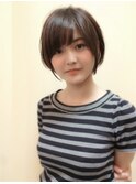 【morio池袋】小顔ラウンドショートレイヤー♪
