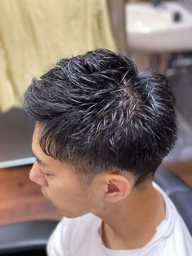 ヒロギンザ 御茶ノ水店(HIRO GINZA) ツーブロック×前上げショートスタイル