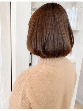 キャアリー(Caary) 福山市パーマ人気ふんわり艶ボブ＾＾ショートボブcaary＾＾