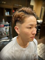 ヒロギンザバーバーショップ 大宮店(HIRO GINZA BARBER SHOP)&nbsp;スキンフェード×ナチュラルパーマ　大宮　パーマ