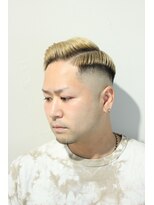 レンゲン(LENGEN)&nbsp;束感刈り上げビジネス七三ツーブロックアップバング２６７