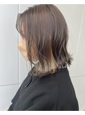 ☆ブラウンベージュ　インナーカラー