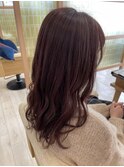 艶感♪髪質改善大人可愛いピンクグレージュハイライトウルフ